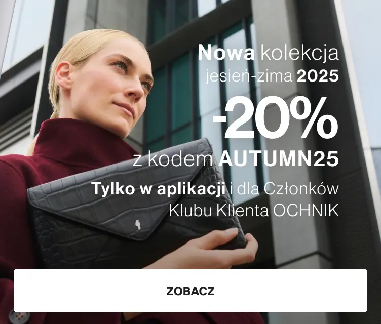 -20% nowa kolekcja jesień-zima 2025 z kodem AUTUMN25