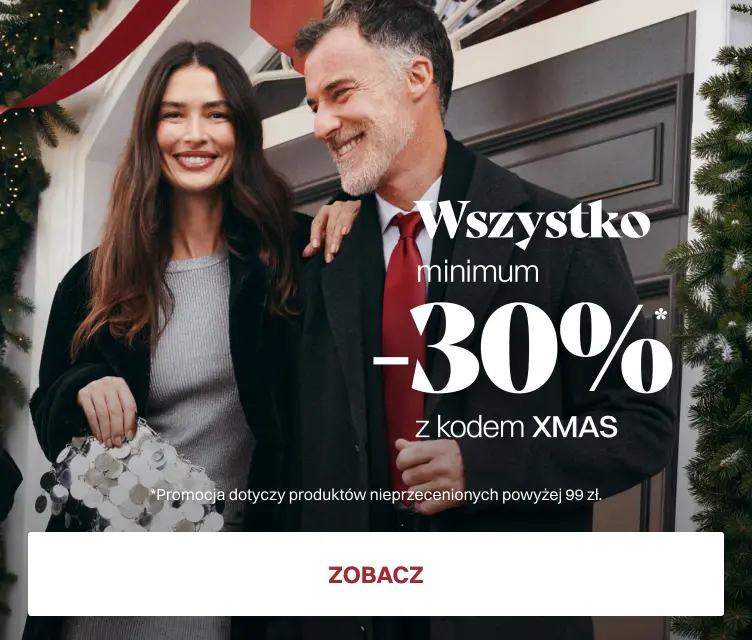 WSZYSTKO minimum -30% z kodem XMAS