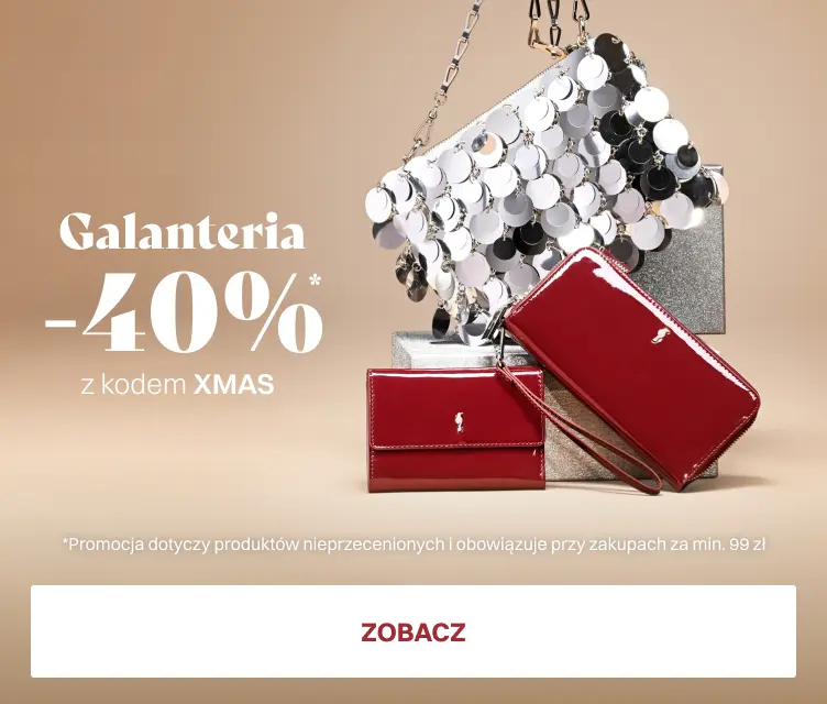 Galanteria -40% z kodem XMAS