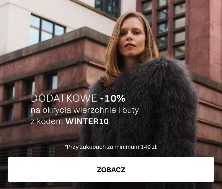 dodatkowe -10% na okrycia wierzchnie i buty