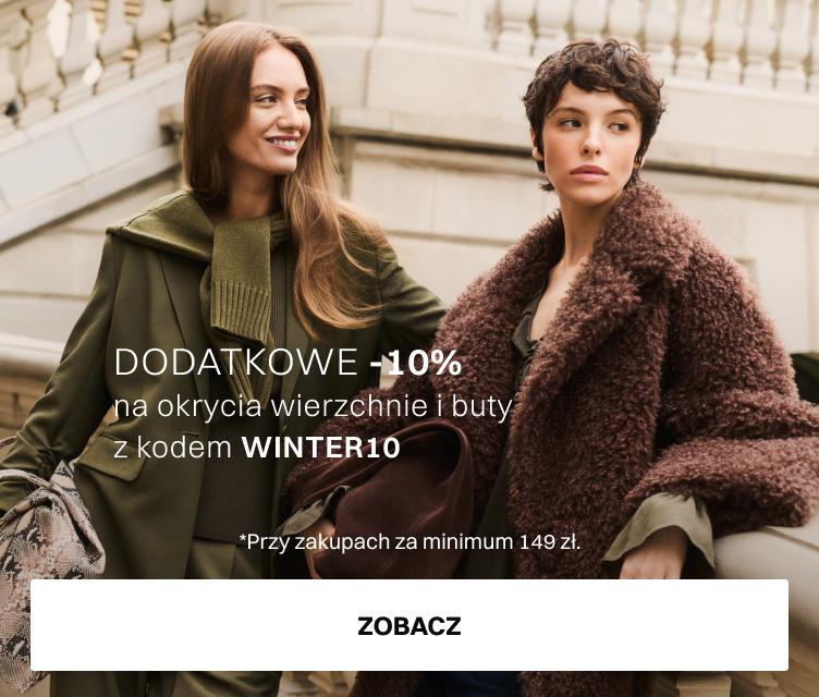 dodatkowe -10% na okrycia wierzchnie i buty