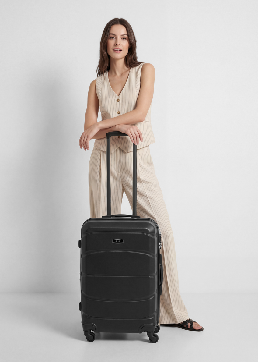 Walizka średnia na kółkach WALAB-0077-9I-24(W26)