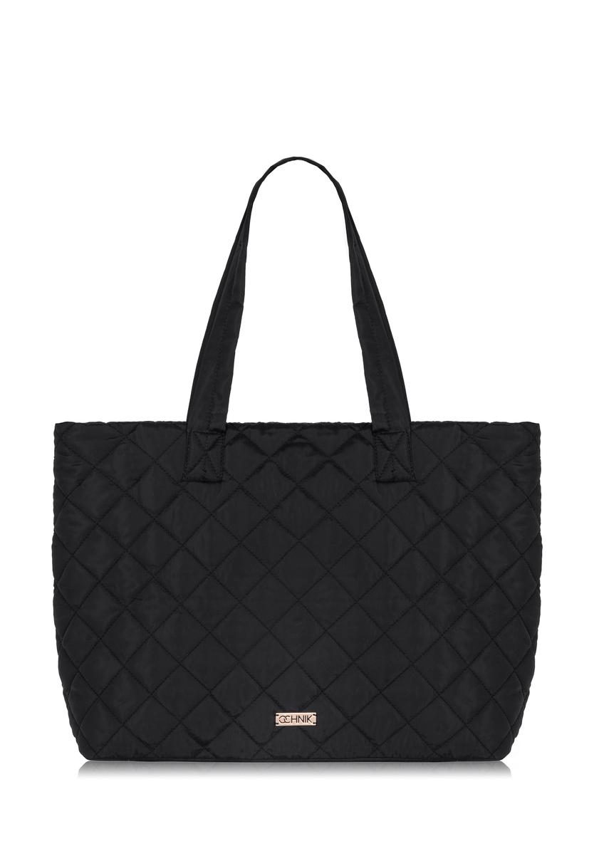 Black women's nylon bag TOREN-0224-99(Z24)-08