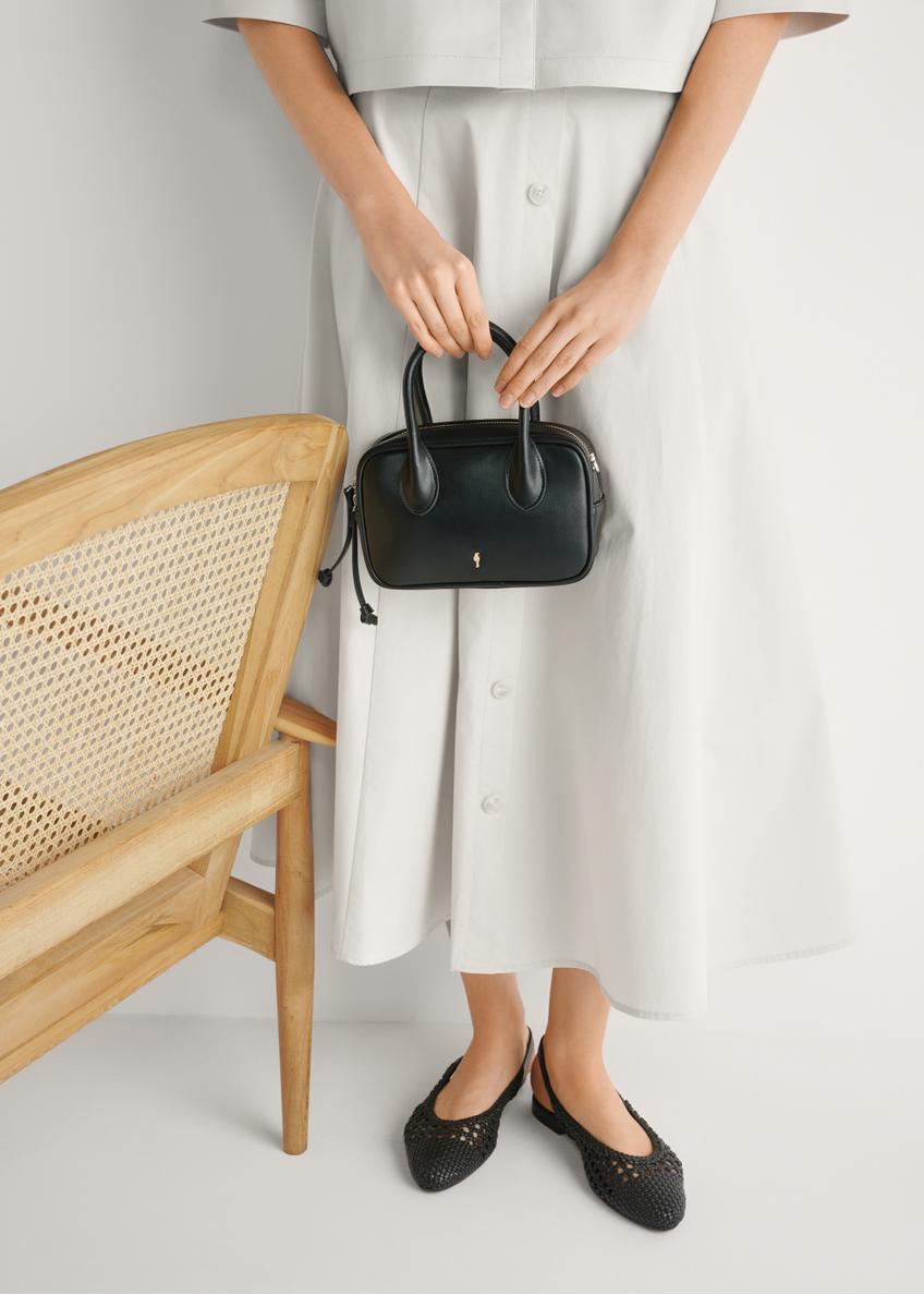 Czarne plecione buty damskie BUTYD-1252-99(W26)