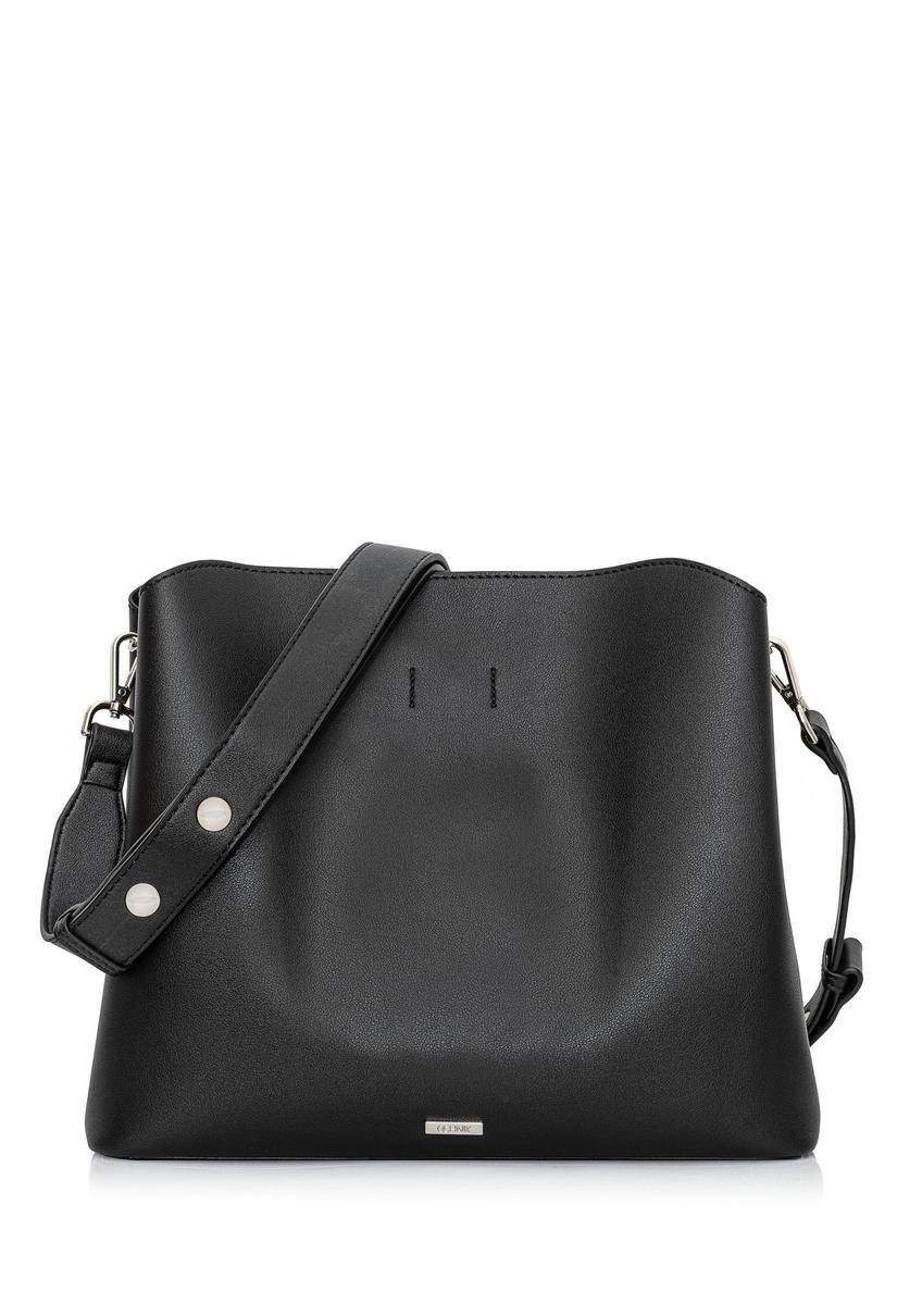 Czarna torebka shopper damska TOREC-0862B-99(Z25)