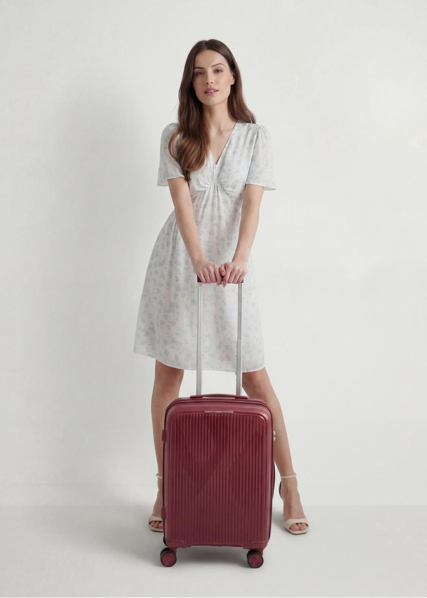 Walizka mała na kółkach WALPP-0027-4B-19(W26)