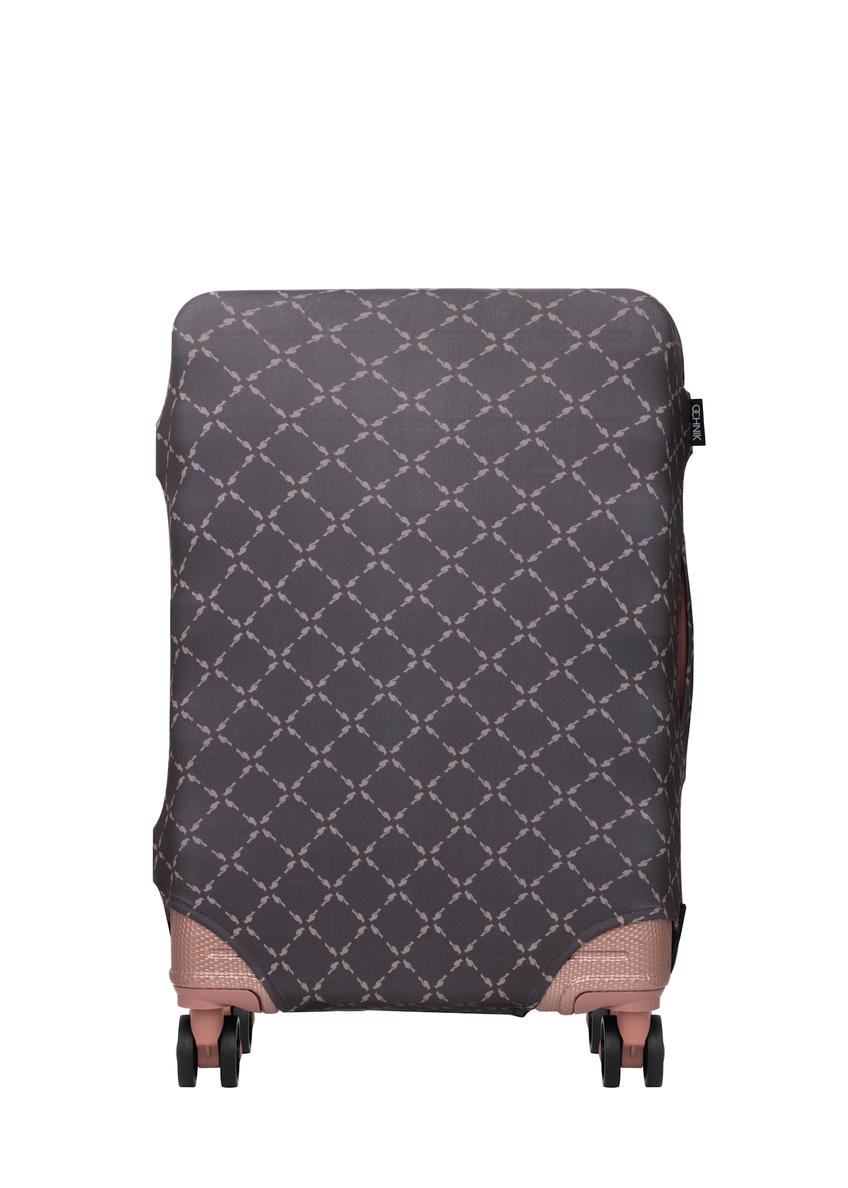 Brązowy pokrowiec na małą walizkę AW-013-0006-1P-S(W26)