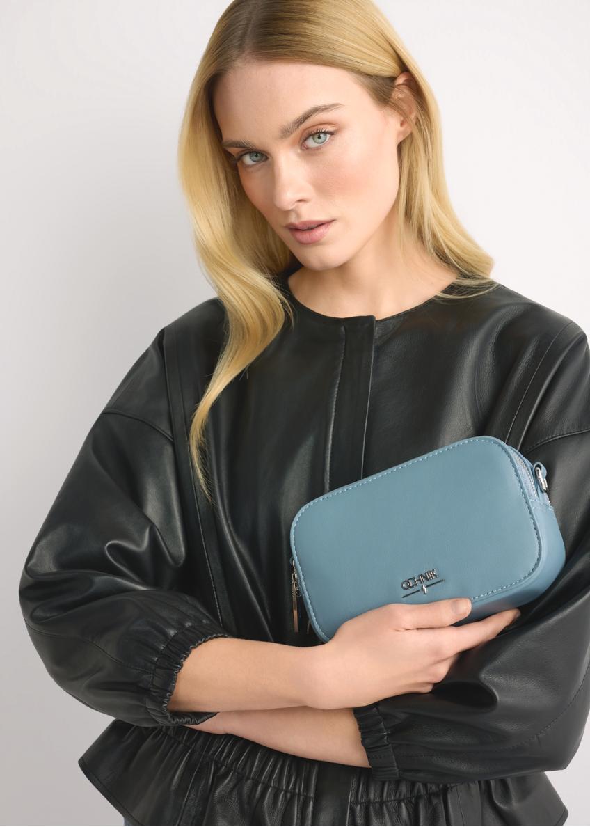 Niebieska mała torebka damska TOREC-1172-7C(W26)