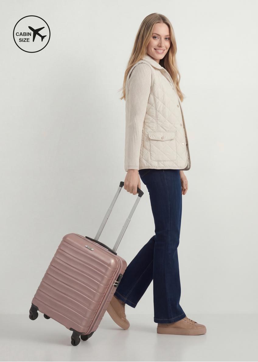 Walizka mała na kółkach WALAB-0081-5X-19(W26)