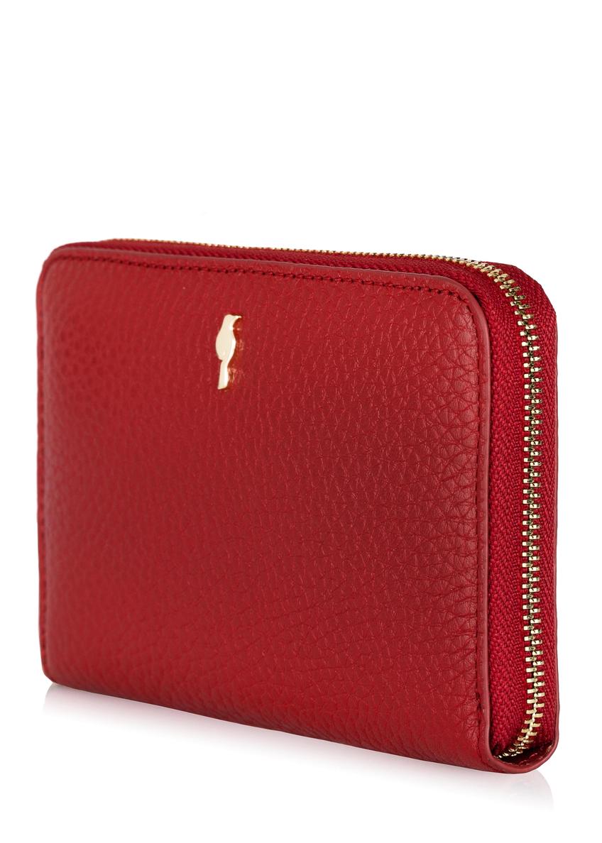Czerwony skórzany portfel damski PORES-0898-40(Z23)