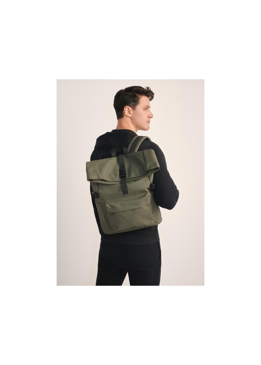 Duży plecak w kolorze khaki PLCMN-0015-55(Z25)