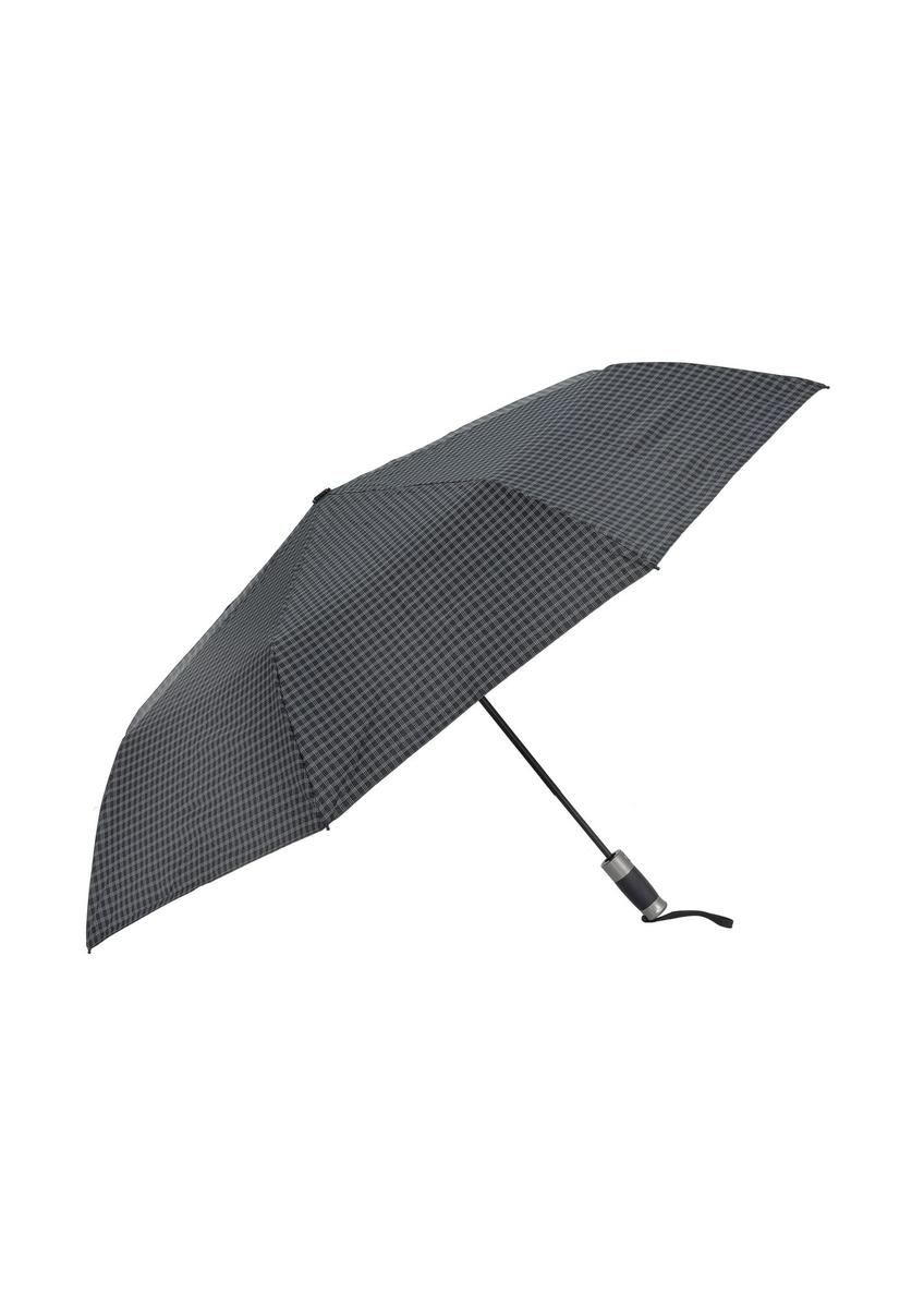 Składany parasol męski w kratkę PARSM-0031-15(W24)