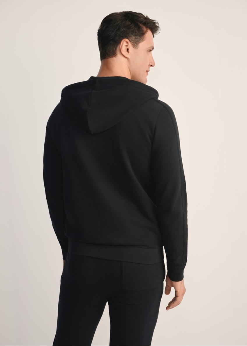 Czarna bluza męska z kapturem BLZMT-0074-99(Z25)