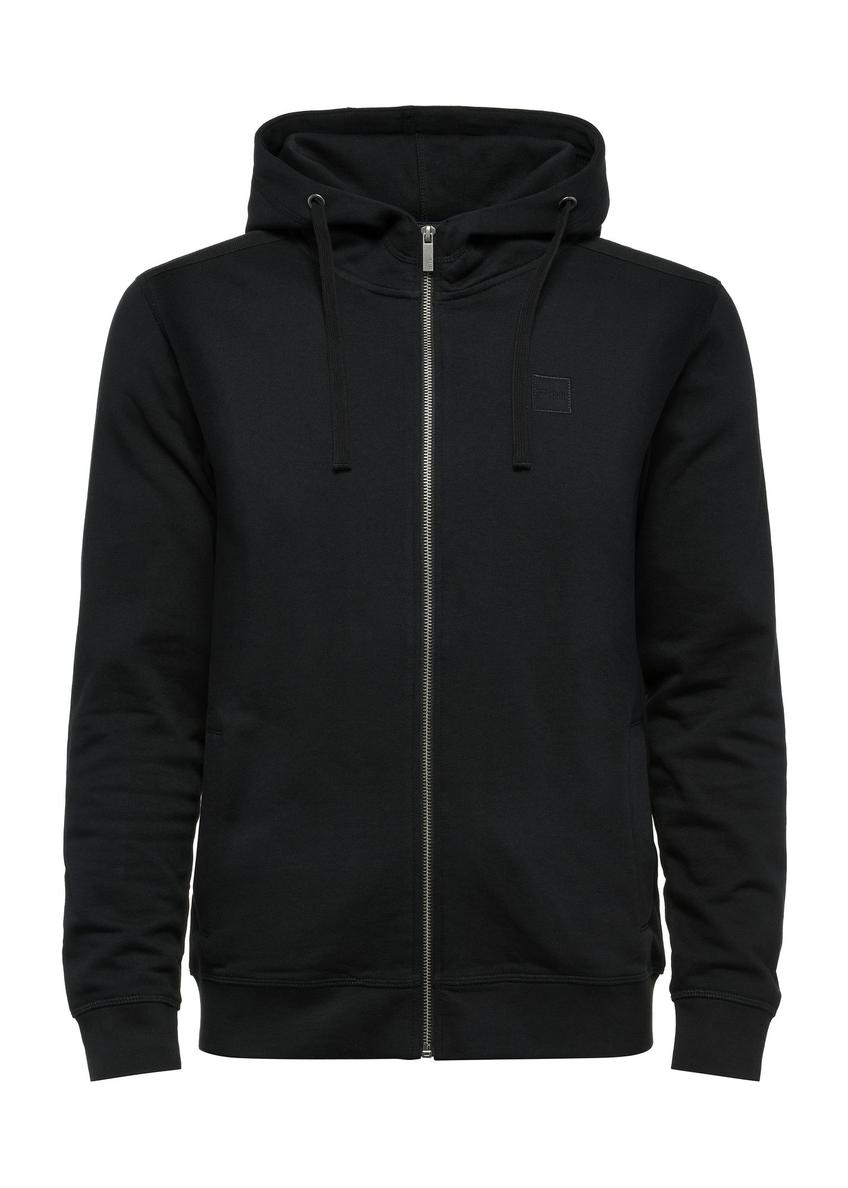 Czarna bluza męska z bawełny BLZMT-0071-99(W25)