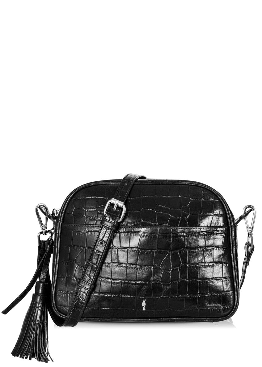 Skórzana torebka na ramię damska croco TORES-0806A-99(W24)