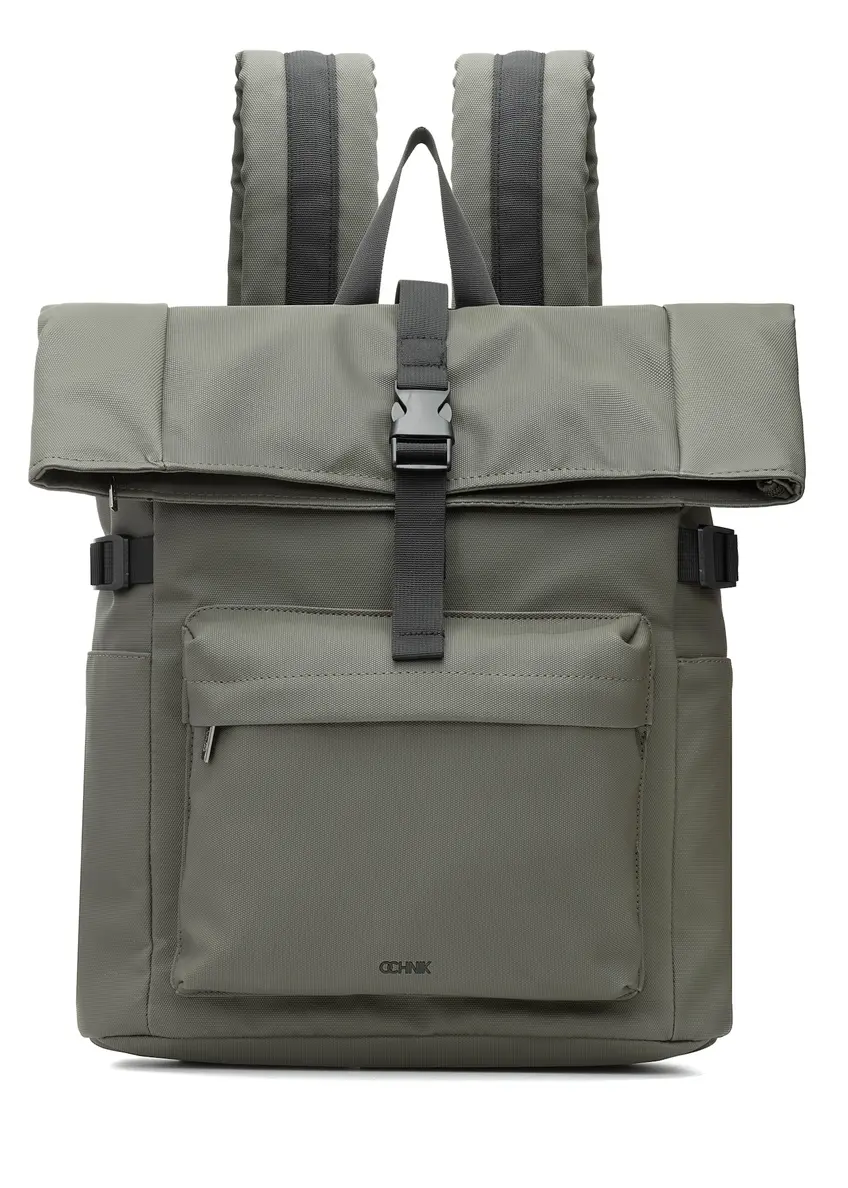 Duży plecak w kolorze khaki PLCMN-0015-55(Z25)