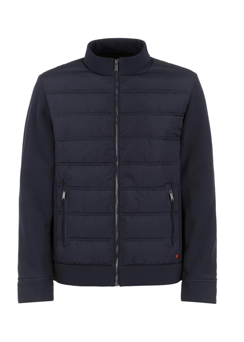 Pikowana kurtka męska ze stójką KURMT-0290-69(W23)-04