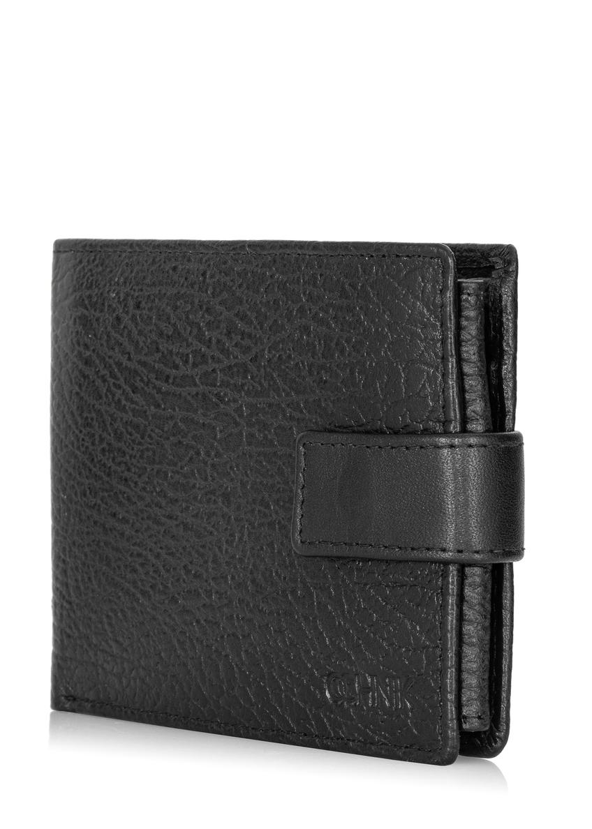 Skórzany portfel męski na zatrzask PORMS-0536-99(W24)