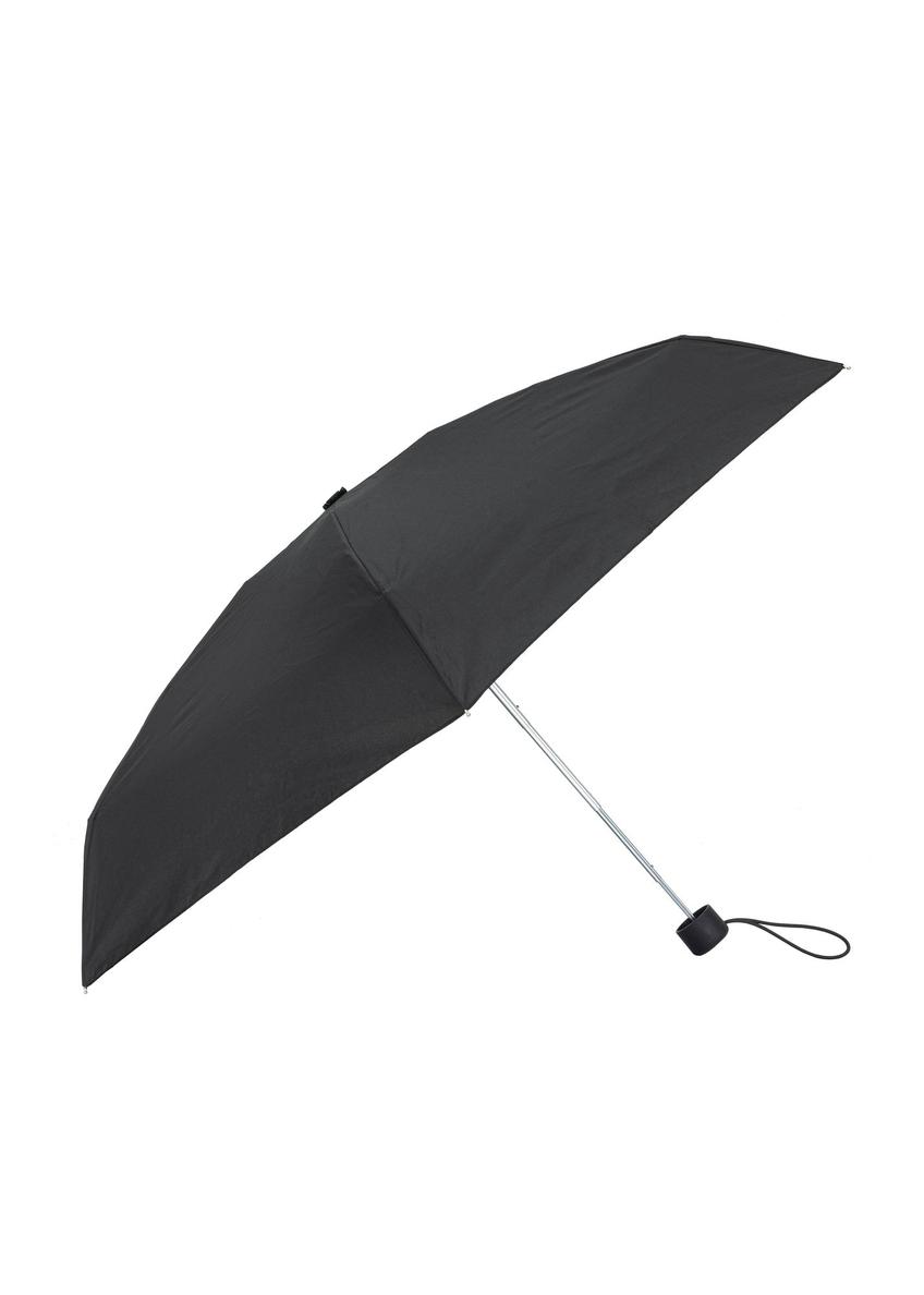 Składany mały parasol damski w kolorze czarnym PARSD-0036-99(W24)