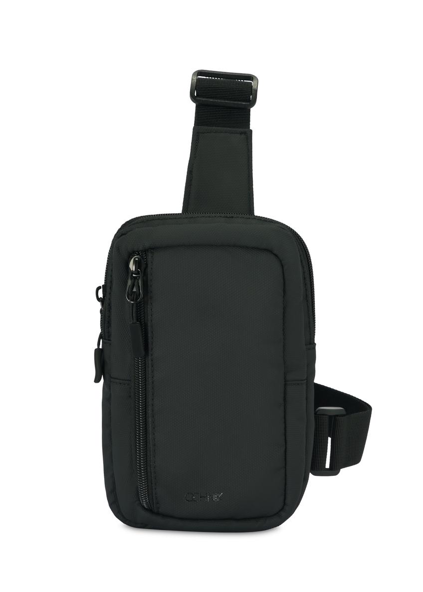 Mała czarna saszetka męska TORMN-0363-99(Z25)