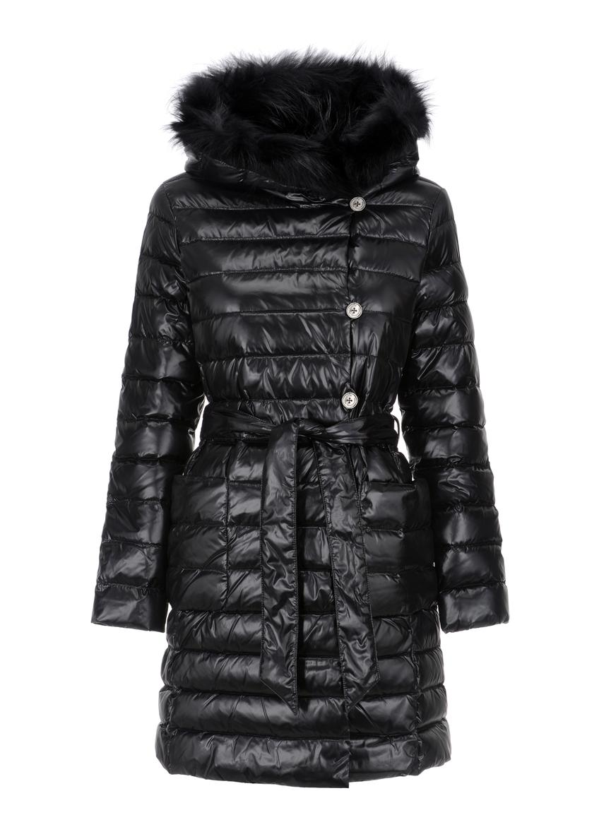 Pikowana kurtka puchowa damska KURDT-0340-98(Z23)-03