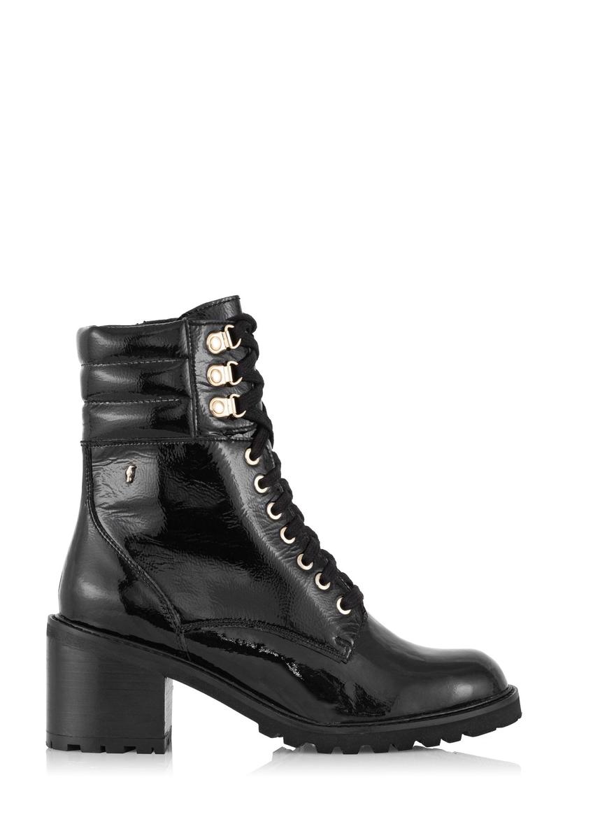 Women's lacquered leather boots BUTYD-0814A-97(Z23)-08