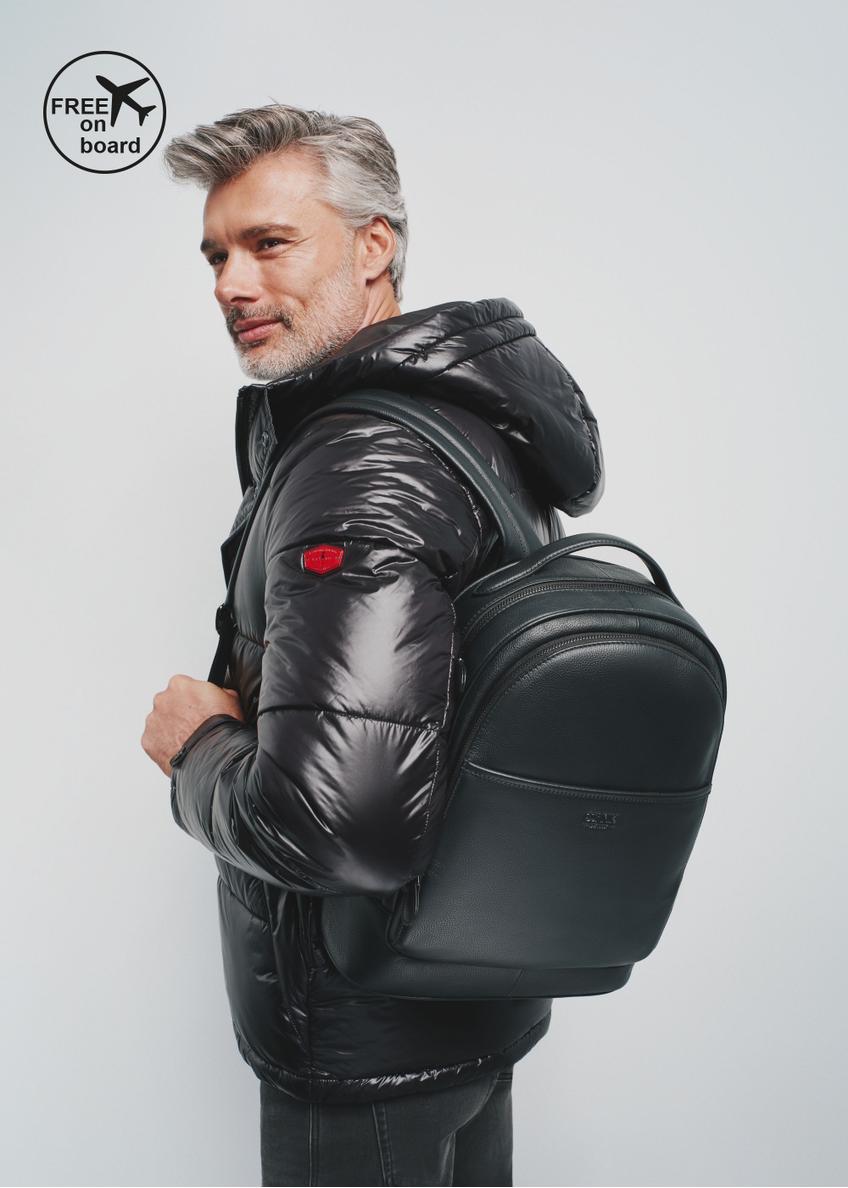 Skórzany plecak męski z tłoczeniem PLCMS-0017C-99(Z24)