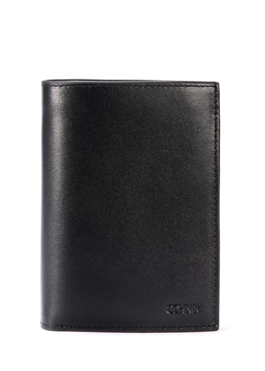 Skórzany czarny portfel męski PORMS-0640-99(W25)