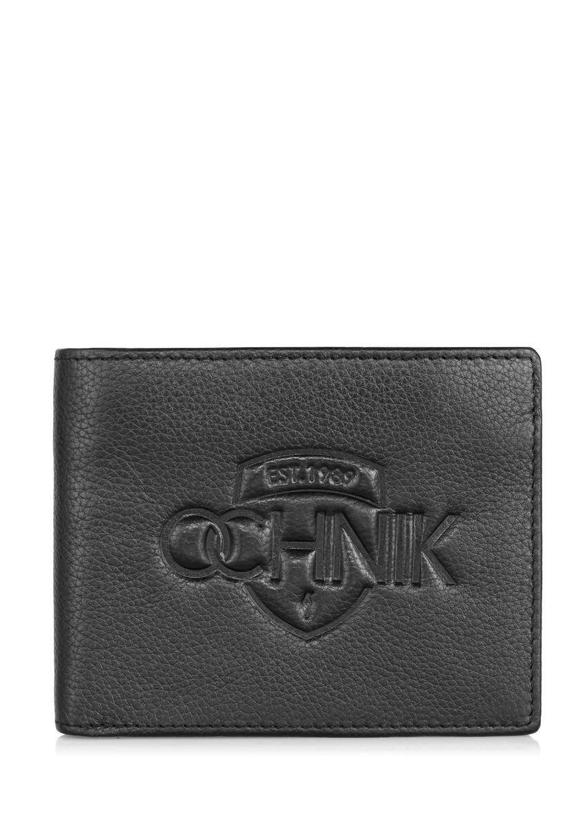 Skórzany portfel męski z tłoczeniem PORMS-0514A-99(W23)