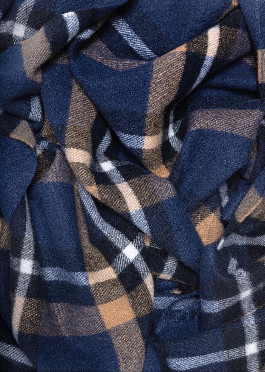 Men's winter scarf in check SZAMT-0079-69(Z24)