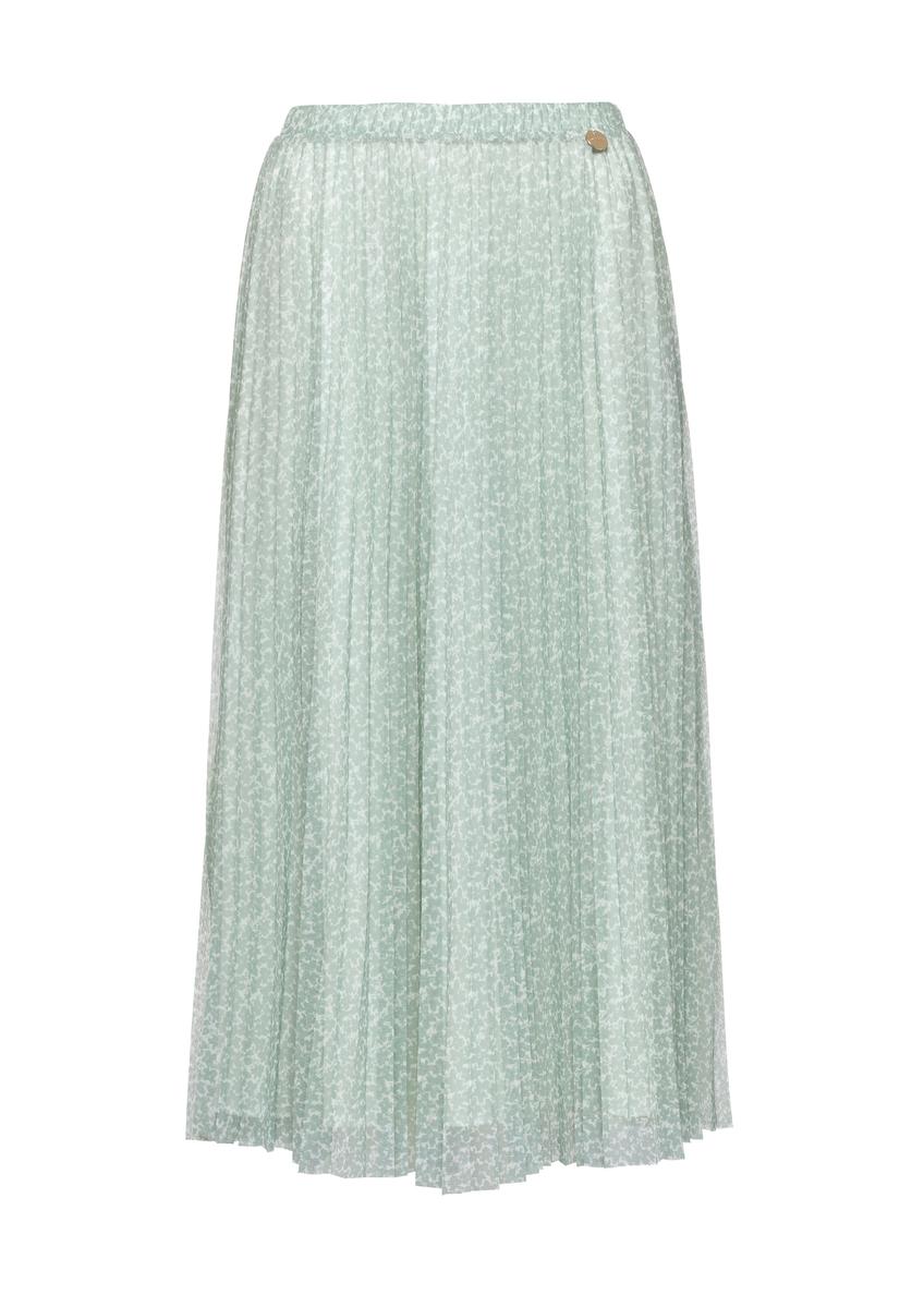 Spódnica plisowana midi w kwiaty SPCDT-0110-15(W25)-05