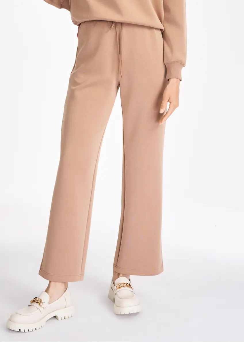 Szerokie spodnie dresowe damskie SPODT-0075-81(Z22)