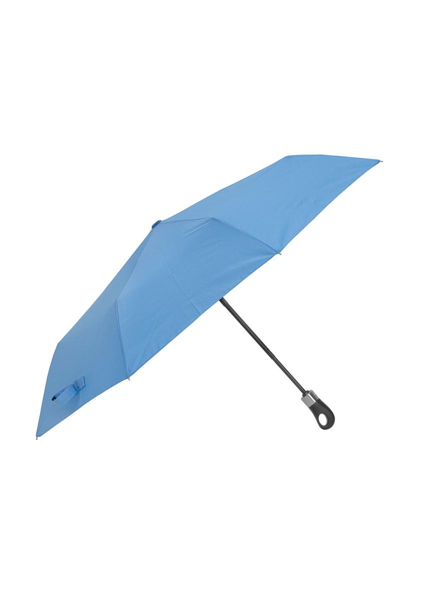 Składany parasol damski w kolorze niebieskim PARSD-0012-60(W24)