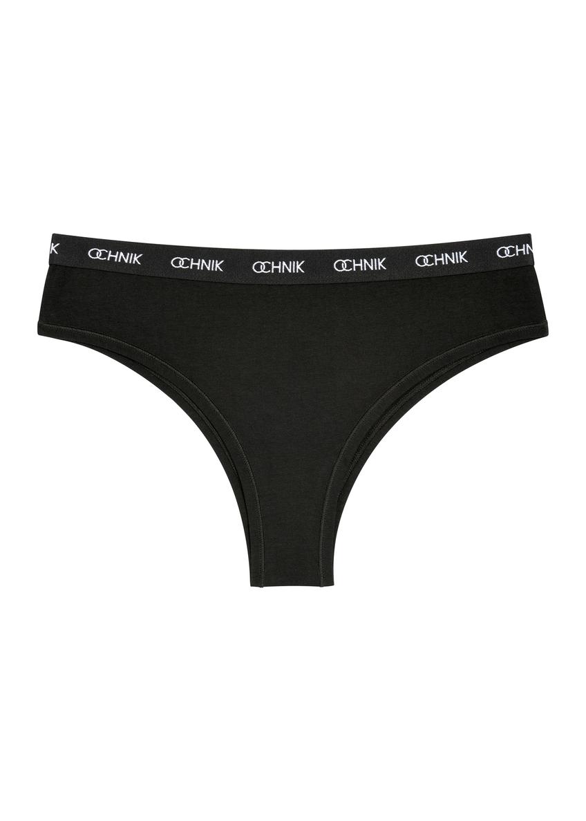 Trójpak czarnych brazylianów damskich ZESDB-0001-99(W26)