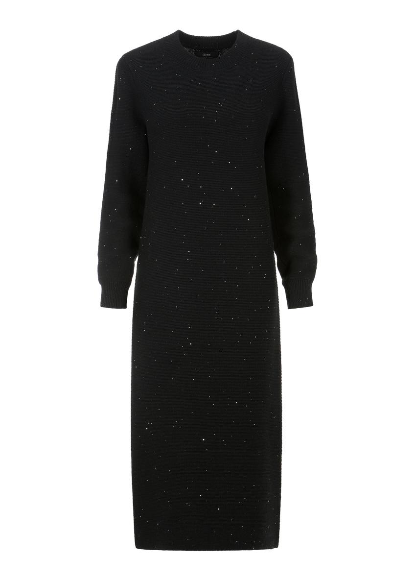 Jesienna długa sukienka damska SUKDT-0174-99(Z23)-05