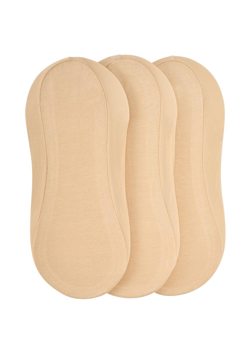 Zestaw beżowych stopek damskich ZESDT-0032-1B(W26)