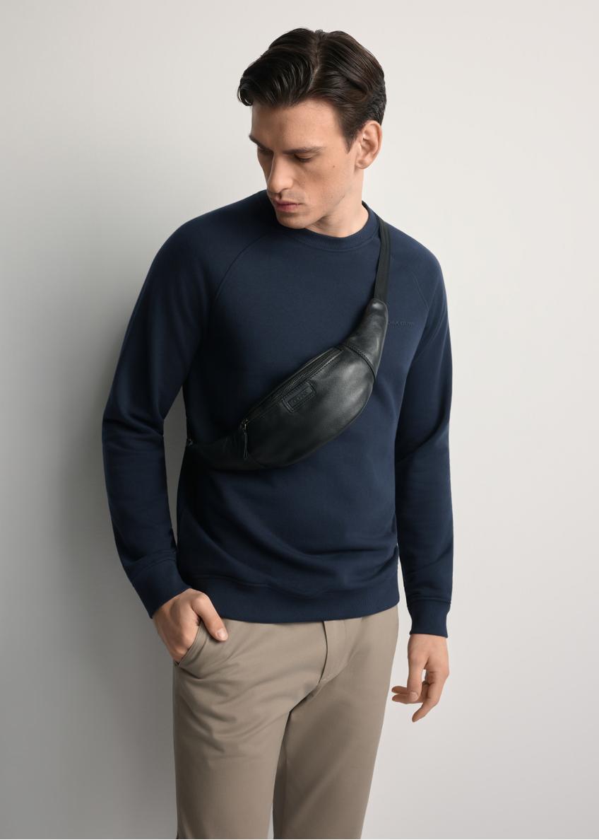 Czarna nerka skórzana męska TORMS-0417A-99(Z25)