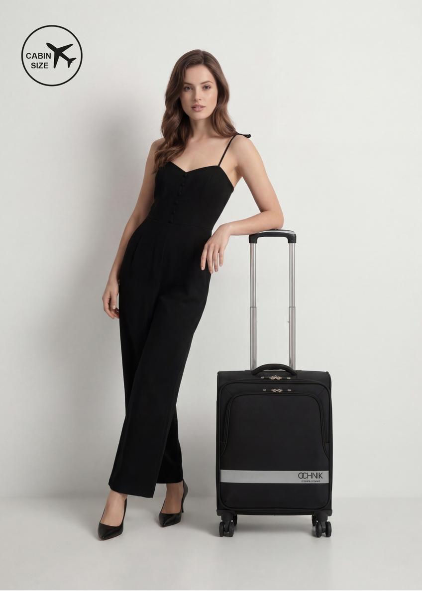 Walizka mała na kółkach WALNY-0044-99-19(W26)
