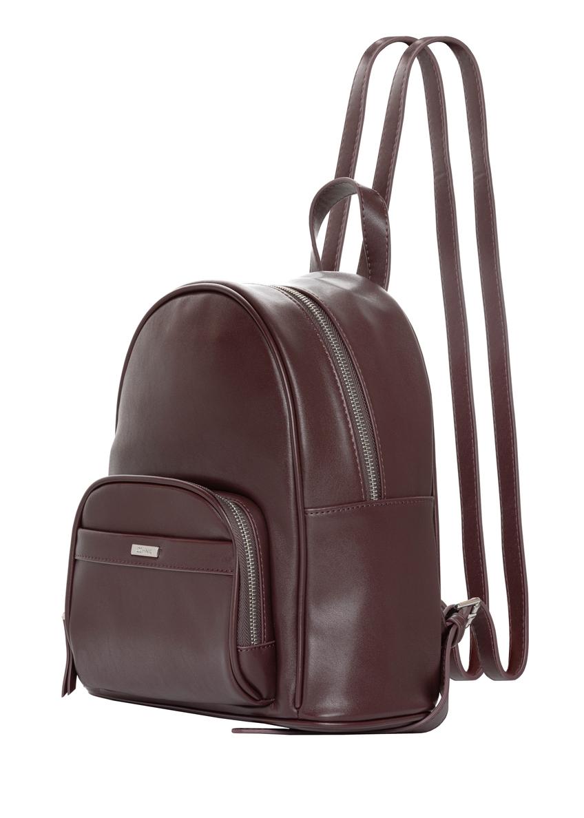 Bordowy plecak damski TOREC-1263-4D(Z26)