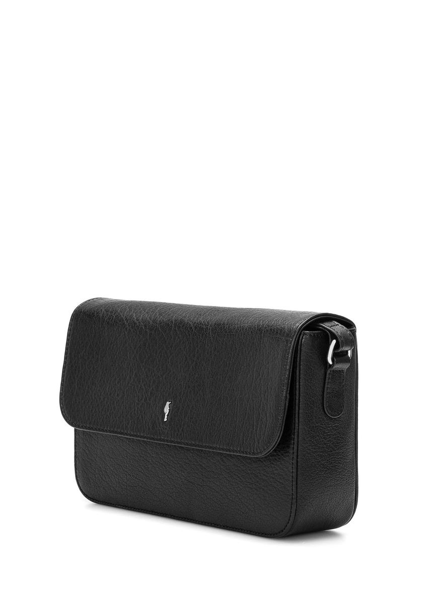 Czarna skórzana listonoszka damska TORES-1245-99(W26)