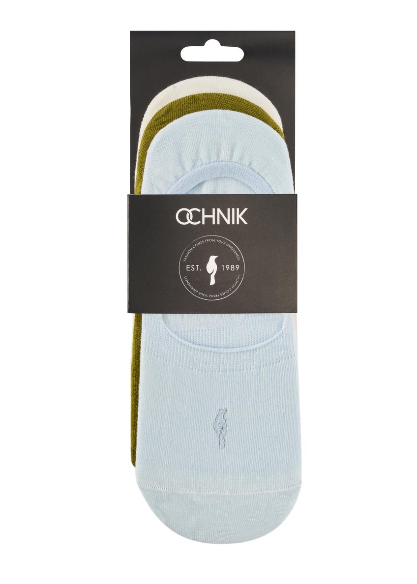 Zestaw stopek damskich ZESDT-0029-7A(W26)- widok produktu od góry, na białym tle. 