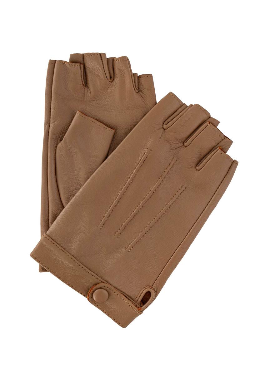 Skórzane rękawiczki damskie samochodowe REKDS-0085-81(W24)