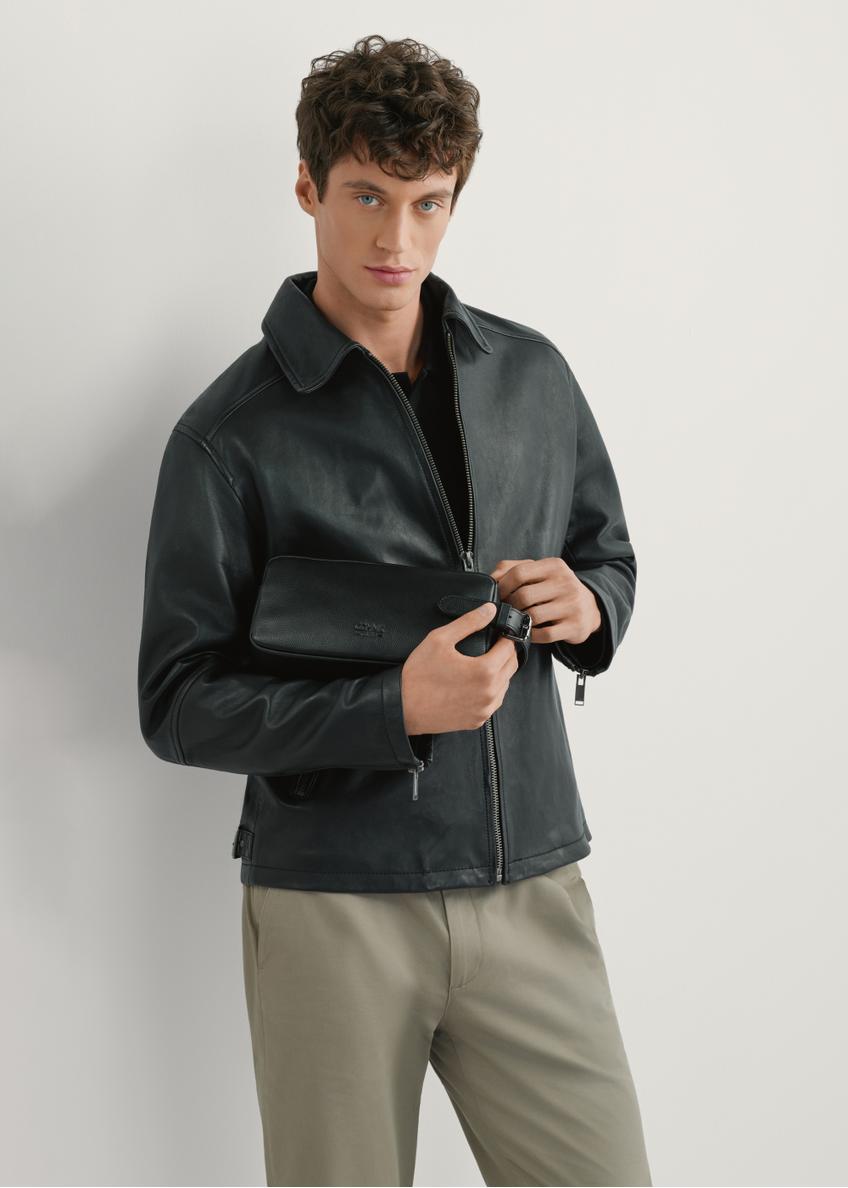 Czarna skórzana kosmetyczka męska TORMS-0412R-9I(W26)