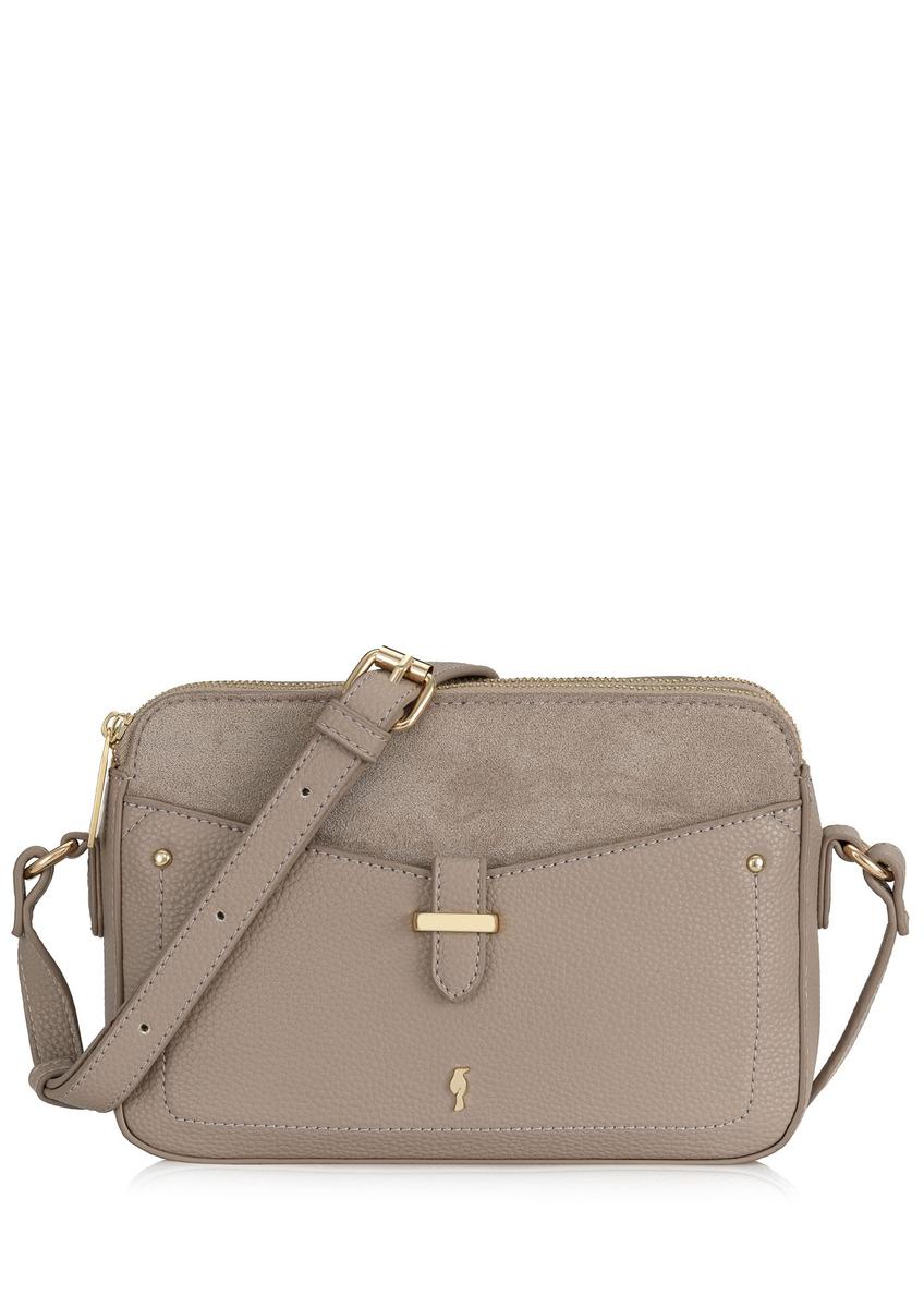 Light beige three-chamber women's bag TOREC-0830-80(Z24)-07