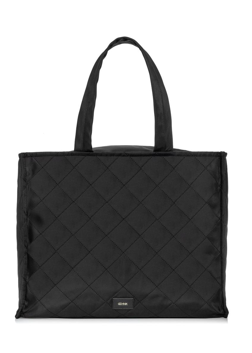 Torebka damska typu tote bag TOREN-0268A-99(Z25), widok produktu z przodu na białym tle.