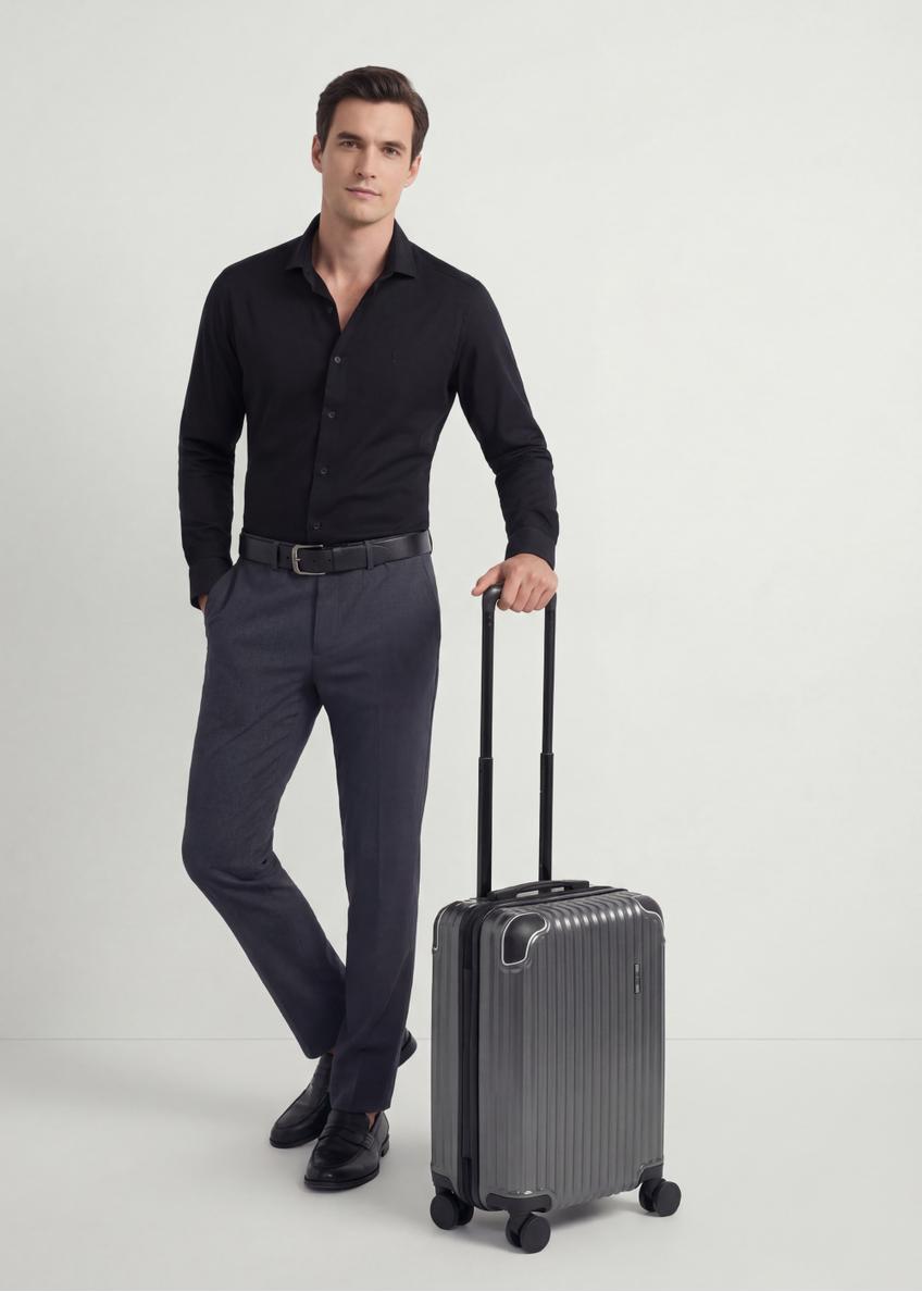 Walizka mała na kółkach WALAB-0073-9C-19(W26)