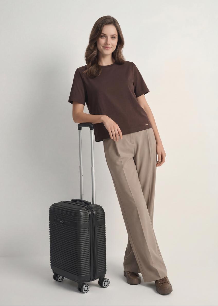 Walizka mała na kółkach  WALAB-0040-99-19(W25)