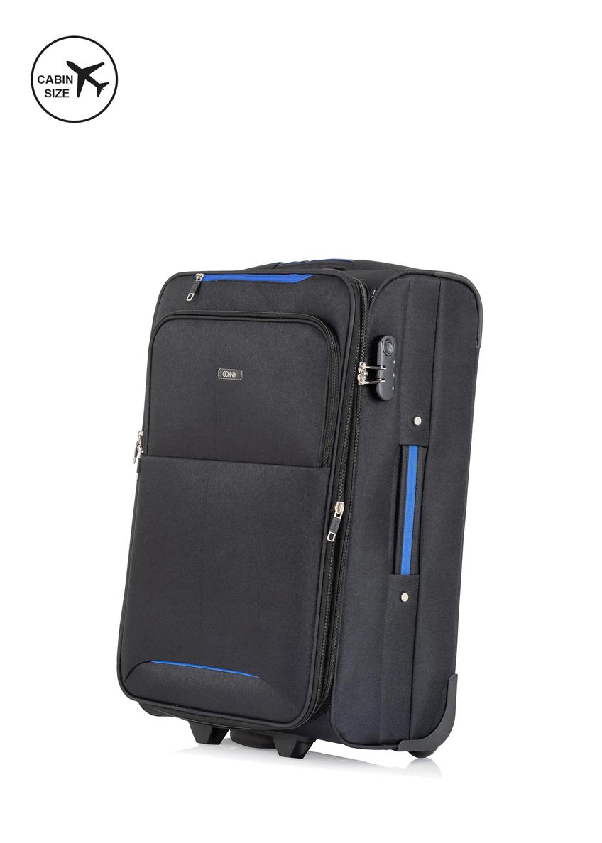 Walizka mała na kółkach WALNY-0033-99-19(W25)