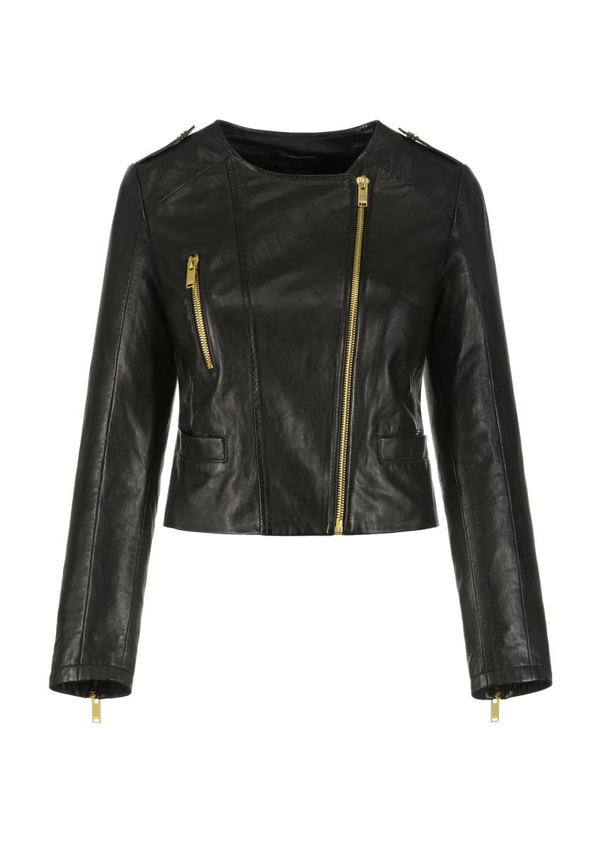 Ramoneska damska ze skóry naturalnej KURDS-0429-1116(W23)-06