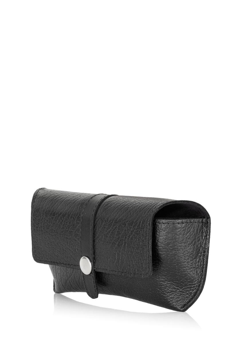 Czarne skórzane etui PORMS-0539A-99(Z25)